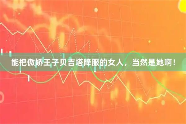 能把傲娇王子贝吉塔降服的女人，当然是她啊！